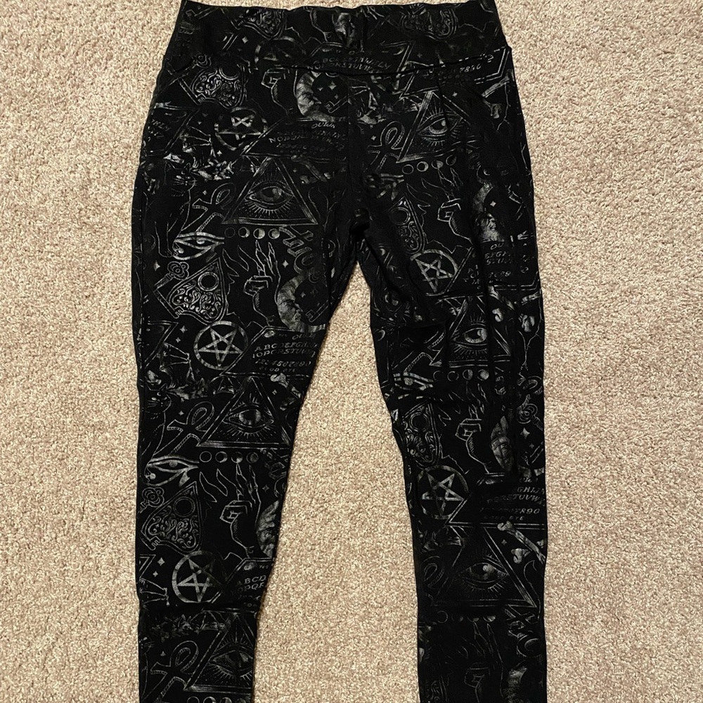 Killstar Leggings - 2XL / XXL - Goth Pentagram Leggings